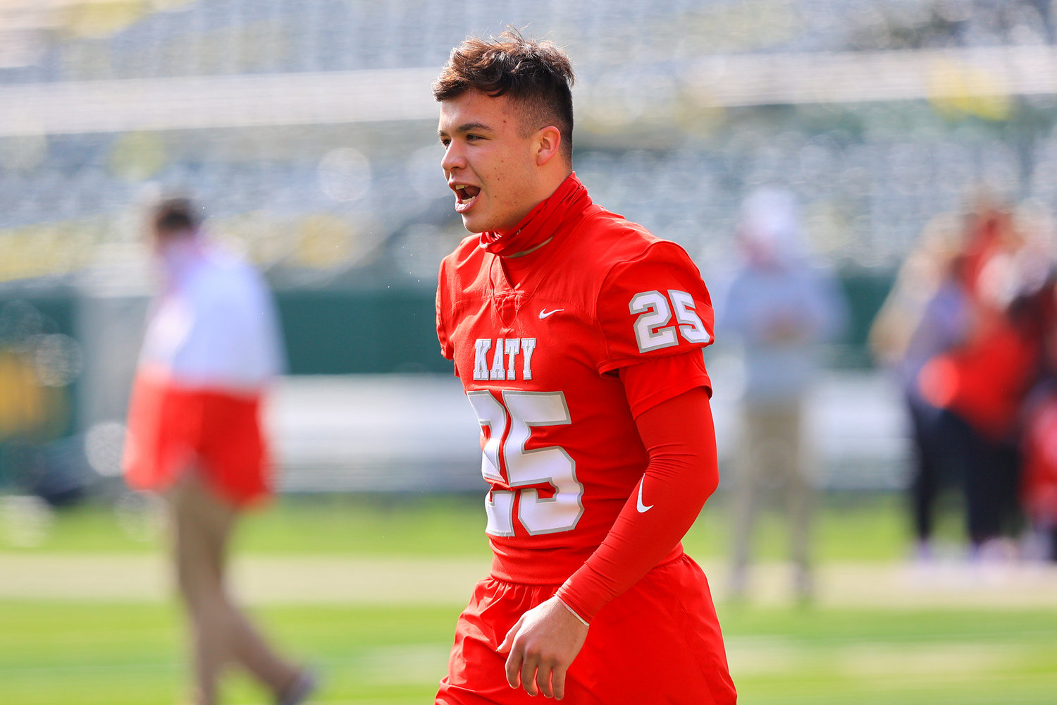 Katy High senior linebacker Shepherd Bowling was told twice during his sophomore year that his football career was over. Now he’s a team captain and relentless playmaker for a Tigers team competing for the program’s ninth state championship.